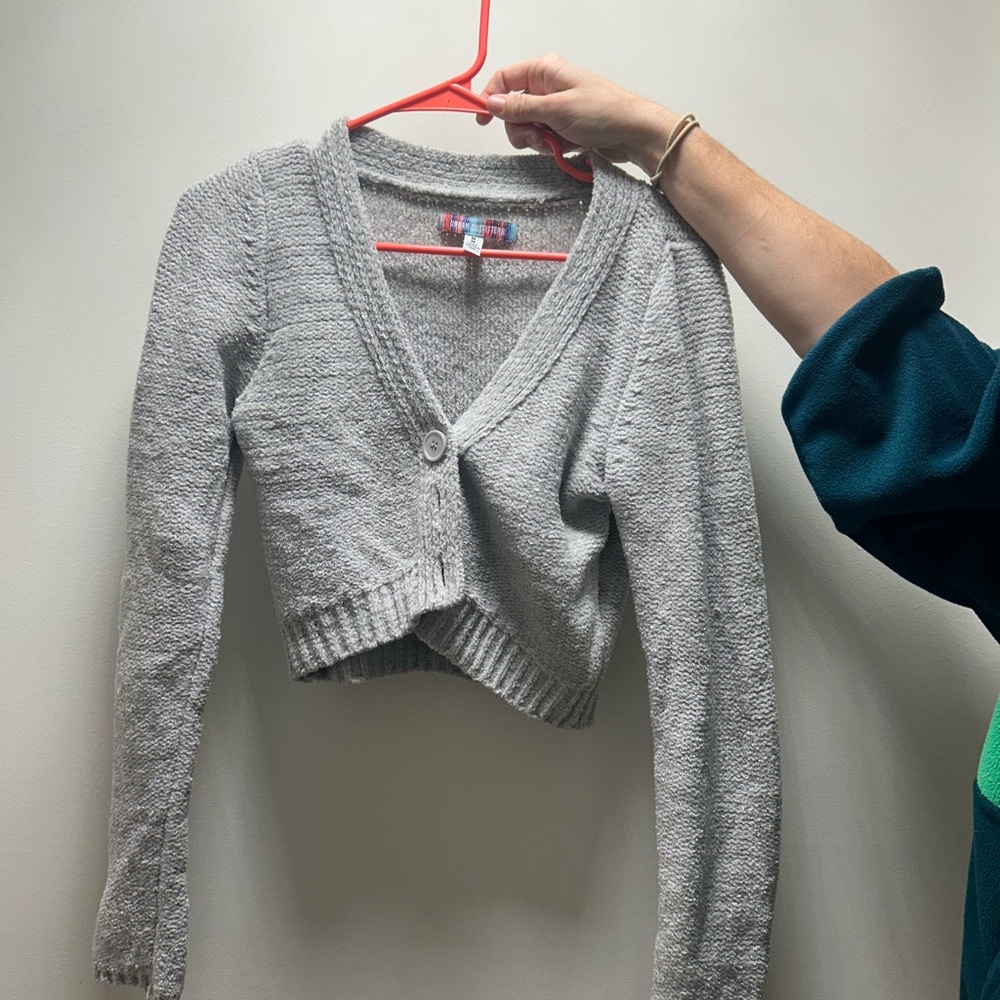 Abercrombie & Fitch Light Gray Women's Cardigan